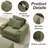 40.8" Corduroy Upholstered Sofa-291059356