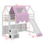 Structure de lit en mezzanine avec tente-930137513-930137517