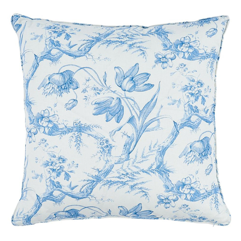 Toile De Fleurs Pillow