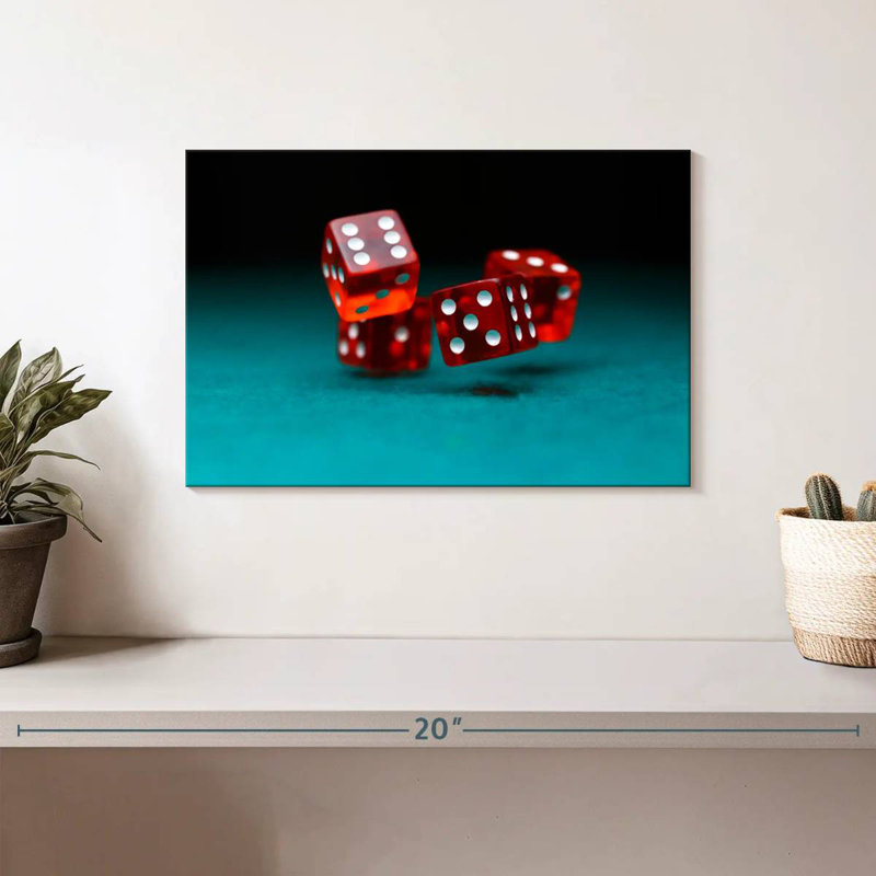 Senne Rolling Dice, 8" H x 12" W