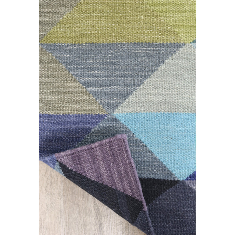 Park Geometric Hand Woven Area Rug, Runner 80 x 200cm