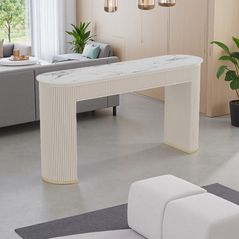 Camborne, Blanc / brun, H 41,3 po x L 55,1 po x l 15,7 po, Beige