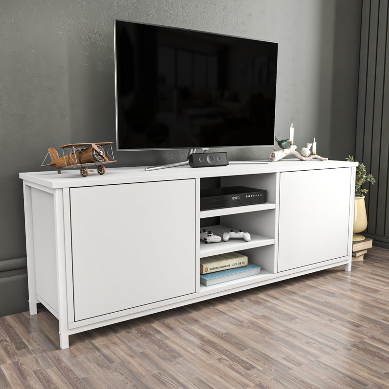 Alejandria TV Stand for TVs up to 60 Inches, White