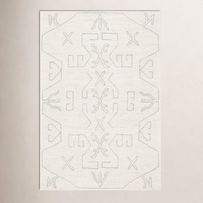 Milada Wool Ivory/Gray Rug