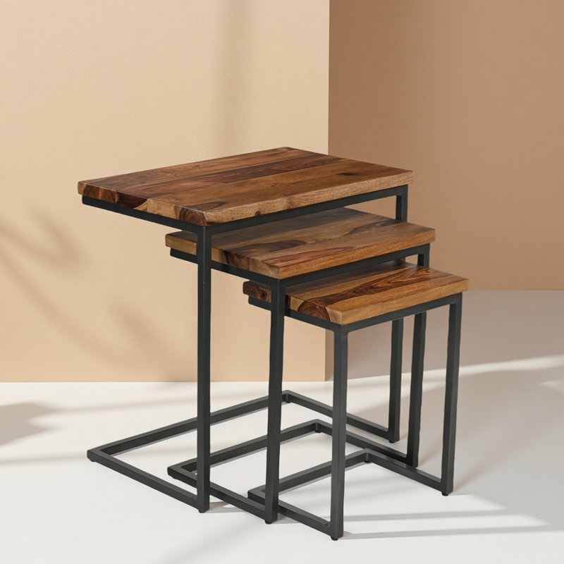 Ensemble de 3 tables gigognes Modern Modern