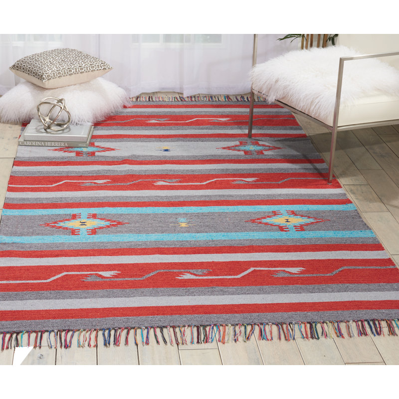 Baur Southwestern Hand Woven Area Rug, Rectangle 152 x 213cm