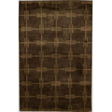 Hand-Knotted High-Quality Brown Area Rug