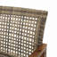 Hampton Wood With Wicker Loveseat