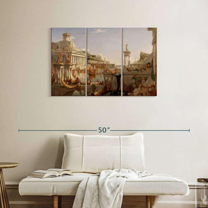 Lilie The Course Of Empire, 24" H x 38" W