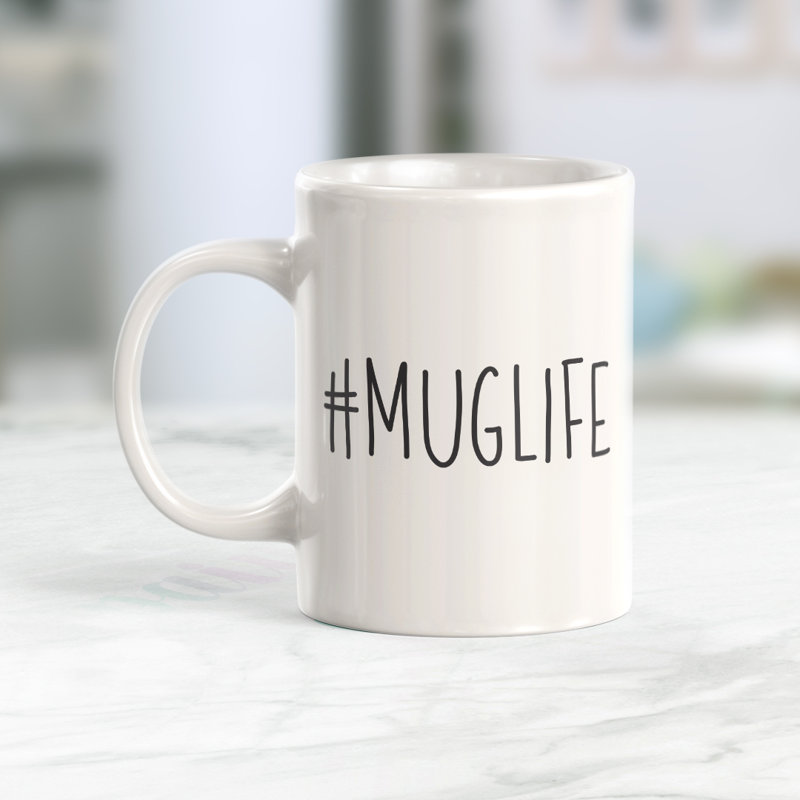 Tasse à café #Muglife, 11 oz, Plastique