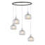 Glassman 5 - Light Wagon Wheel Chandelier-634142831-634142827-634142829