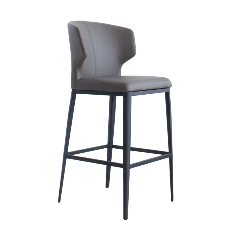 Tabouret de bar et de comptoir Aislinn, Anthracite, Tabouret de bar (siège d'une hauteur de 29 po)