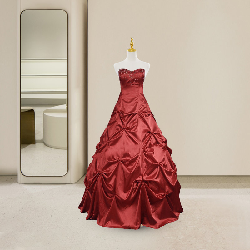Portemanteau autoportant pour femme, Doré