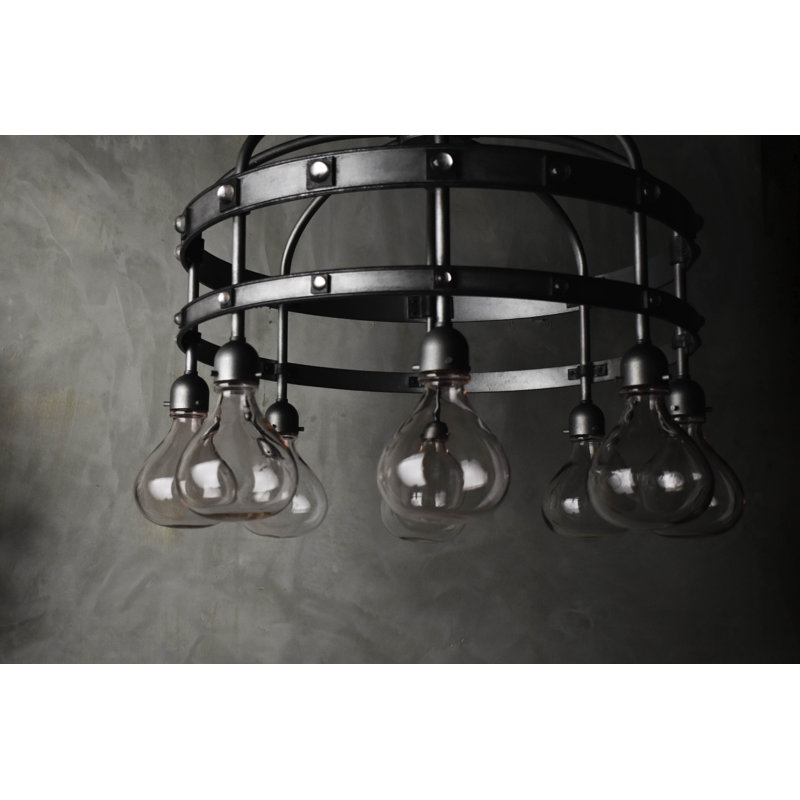 8 - Light LED Pendant, Merlot