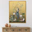 Chinoiserie avec oiseaux et pivoines VI - peinture sur toile-59283853-59365863-119727800