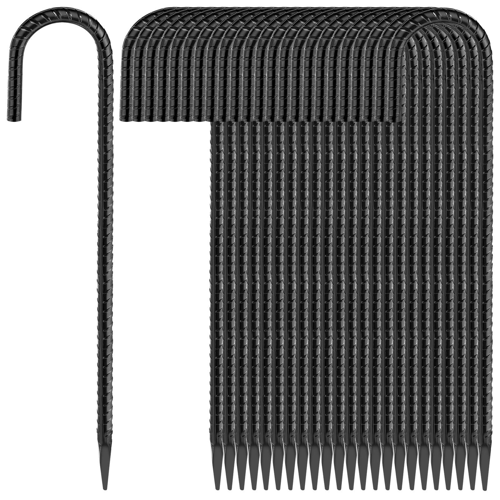 Lot De 32 Piquets De Tente, Piquets De Tente Robustes De 30,5 Cm