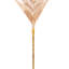 Vickerman 28" Artificial Brown Designer Sword Palm Stem 3/Bag. Features a paper based palm.-1674473038