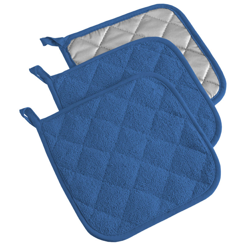 Ensemble de porte-casseroles 3 pièces Damontray, Bleuet
