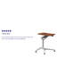 Mobile Sit-Down, Stand-Up Ergonomic Computer Desk-1030599078
