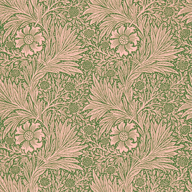 Marigold 10.05m x 52cm Matte Wallpaper Roll, Pink