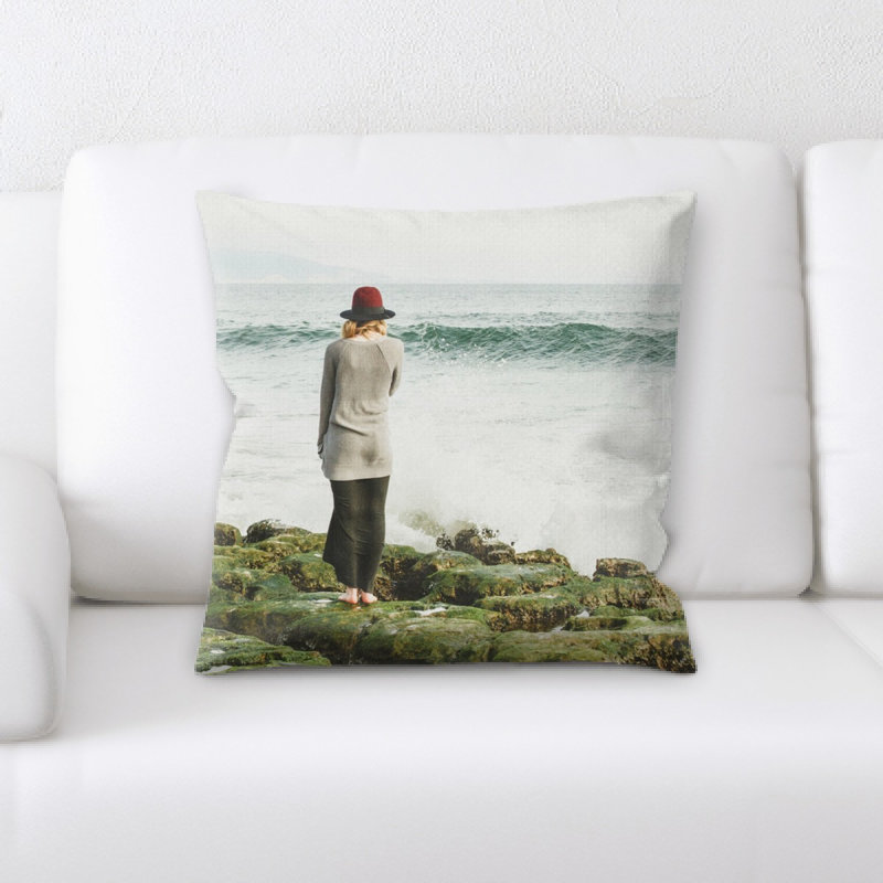 Woman Throw Pillow