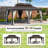 18 Ft. W x 12 Ft. D Aluminum Patio Gazebo-93574137