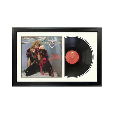Twisted Sister "Stay Hungry" Framed Record with White Mat