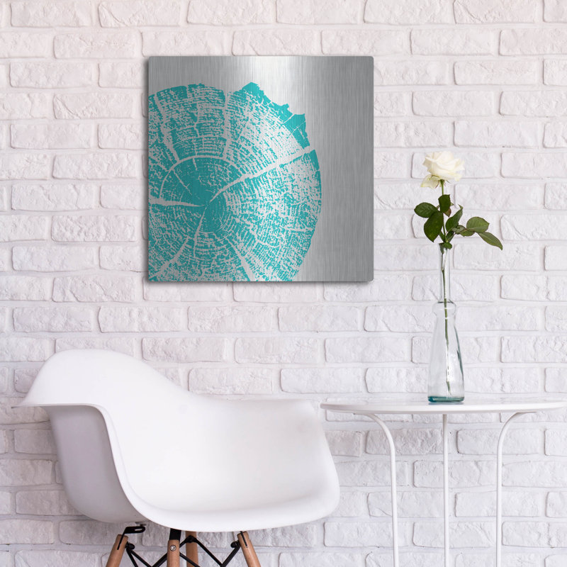 «Aqua Slice» par Linda Woods, H 24 po x l 24 po