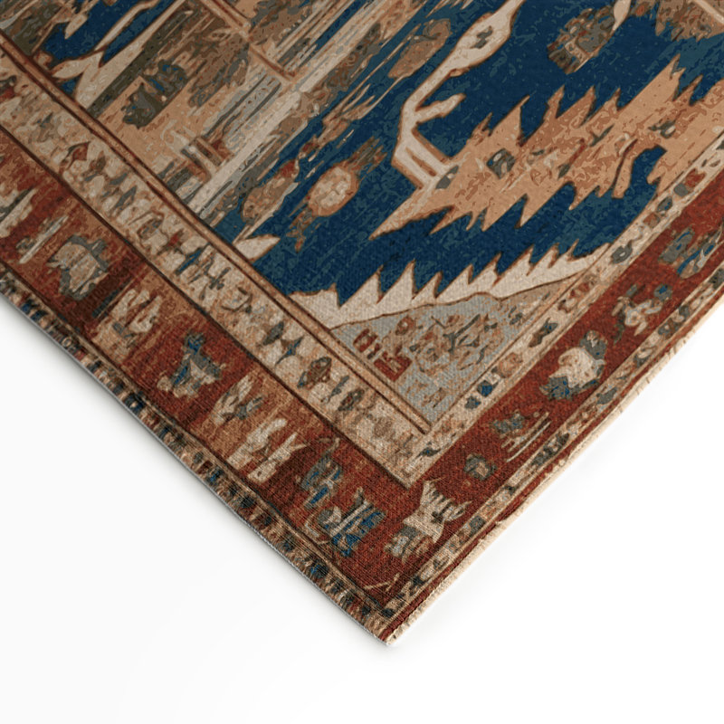Tapis turc intérieur et extérieur brun, Rectangulaire 3 pi x 5 pi