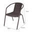 Aram Stacking Patio Dining Armchair