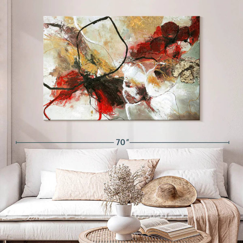 Avery Flower Fall, 34" H x 51" W