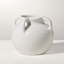 Soma 6" Matte White Ceramic Vase With Handles-884424650-884424648