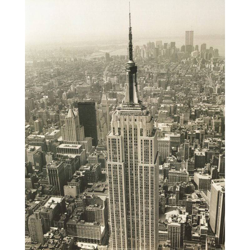 Empire State Building World Trade Center, H 35 po x l 28 po