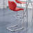  Charlotte 4Pc Bar Stool Red Set-820124414