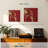 Brampt Gilded Elephant On Red-109383929