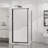 Premium Modern Frameless Shower & Tub Doors, Matte Black 36x36