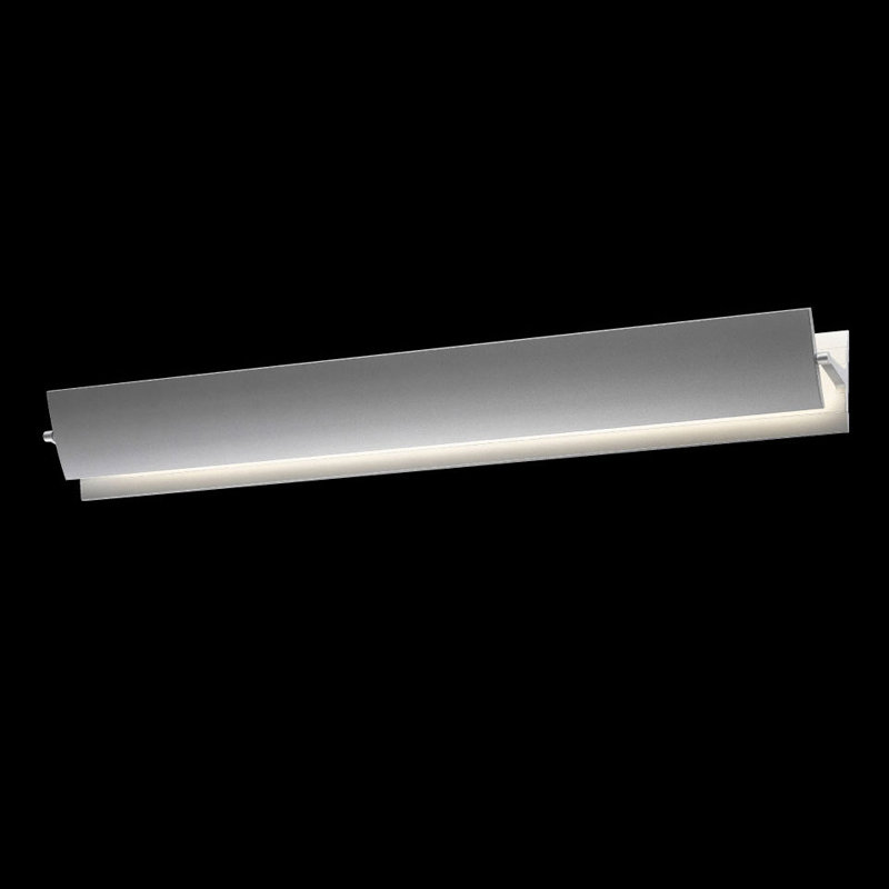 Aileron 1 - Light LED Armed Sconce, Textured White, 4" H x 36" W x 4.75" D