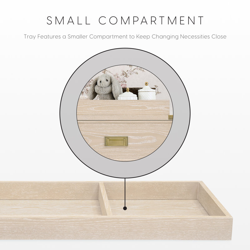 Paris Changing Tray, Whitewash Ash