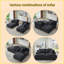 Double fauteuil inclinable compressible avec porte-gobelet