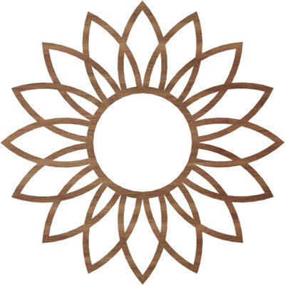 Médaillon de plafond en bois Daisy