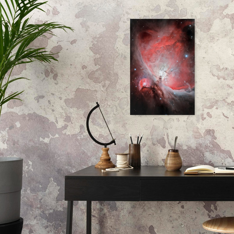Vibrant Stellar Nursery Colorful Ethereal Vibrant Landscape Nature Wall Art Print 1 Piece Wrapped Canvas Wall Art