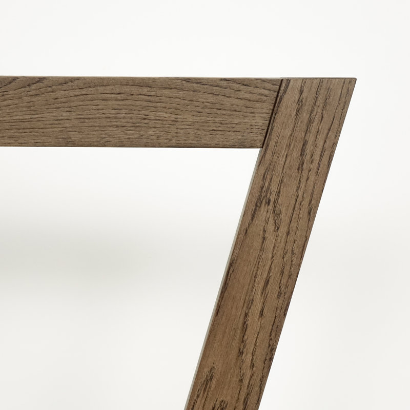 Kanosh Oak Solid Wood Dining Table, 75cm H x 160cm L x 90cm W, Brown Oil