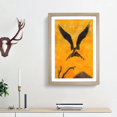 Bird in Flight - Picture Frame Graphic Art Print