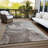 Washable Abstract Indoor / Outdoor Rug-262789292