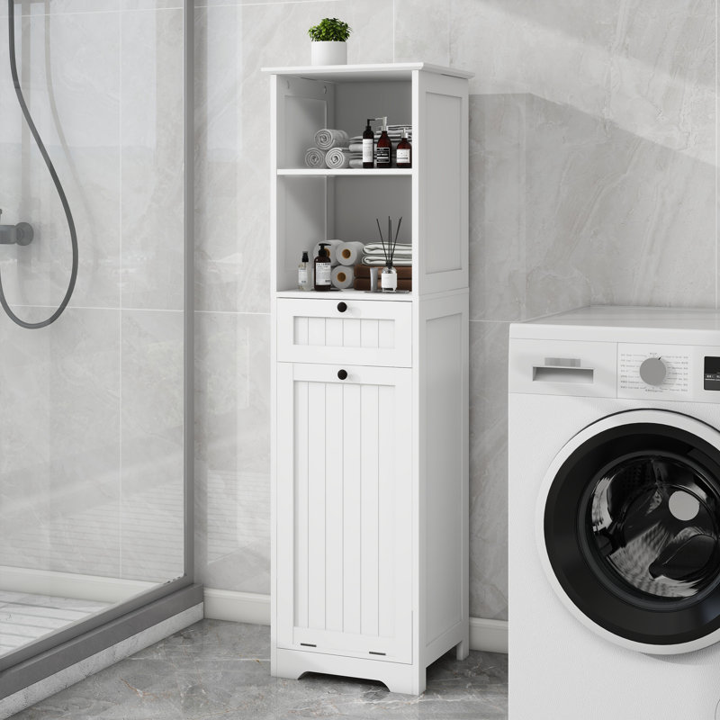 Armoire de trieuse à lessive blanche Space