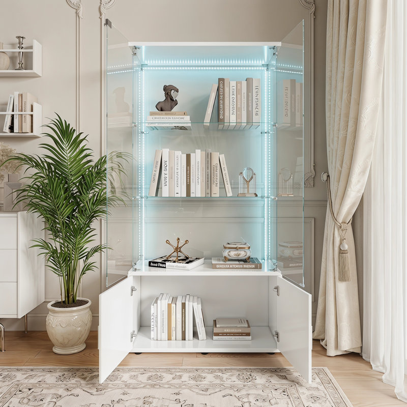 Display Cabinet, White