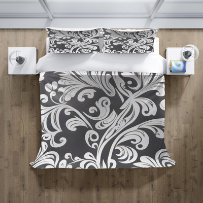 Polyester Floral Duvet Cover