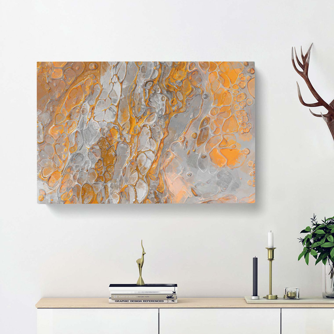Finding My World in Abstract - Wrapped Canvas