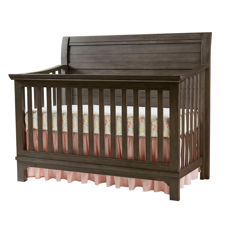 Mabank 3 -in-1 Convertible Crib, Dusk Gray