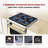 Akicon Freestanding Gas Cooktop Oven Combo, Features Sealed Burners, Rapid Convection Oven, Convertible Fuel (NG/LP), Durable Cast Iron Grating (CYSCYSA1)-113304206-113304208
